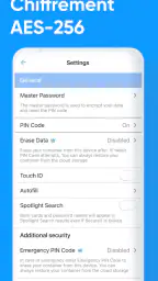 Portefeuille de cartes screenshot
