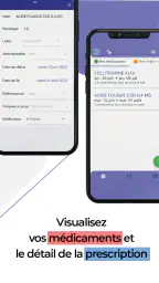 Prescription en ligne screenshot