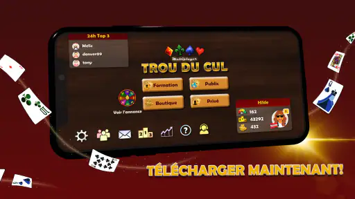 Président Jeu de Carte Online screenshot