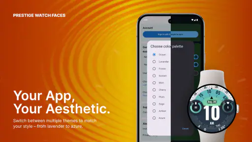 Prestige: Cadrans Wear OS screenshot