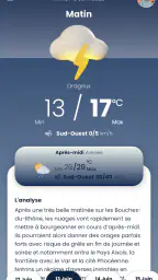 Prévi+: météo locale & alertes screenshot