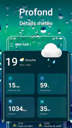 Prévisions météo et radar screenshot