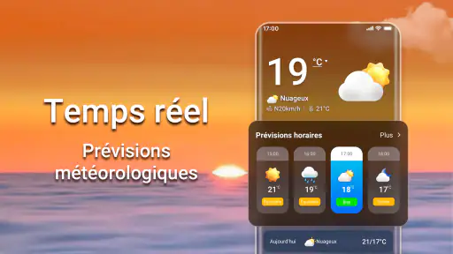 Prévisions météo et radar screenshot
