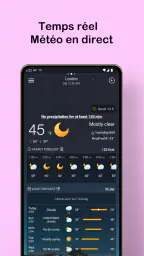 Prévisions météo locales screenshot