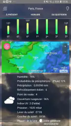 Prévisions météorologiques screenshot