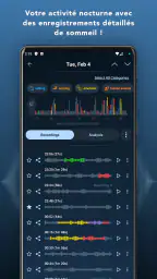 Enregistreur sommeil et cycle screenshot