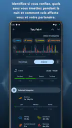 Enregistreur sommeil et cycle screenshot