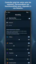 Enregistreur sommeil et cycle screenshot