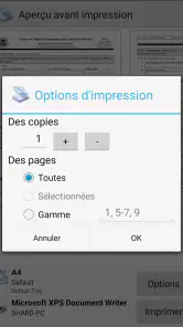 PrinterShare Impression mobile screenshot