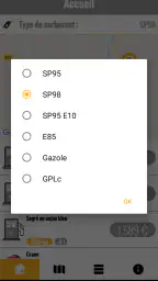 Prix carburant moins cher screenshot