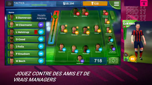 Pro 11 - Football Manager Game screenshot