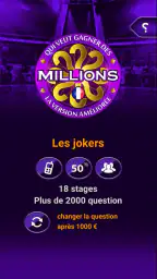 Qui veut gagner the million screenshot
