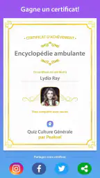 Quiz culture générale screenshot