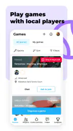 RacketPal: Find Nearby Players screenshot