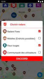 Radars Fixes et Mobiles screenshot