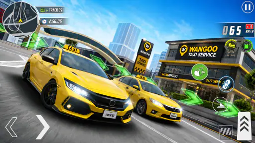 Real Taxi Car Drifting Driving screenshot
