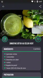 Recettes de smoothies screenshot