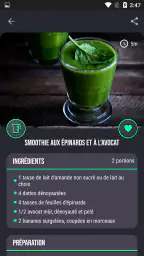 Recettes de smoothies screenshot