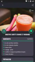 Recettes de smoothies screenshot
