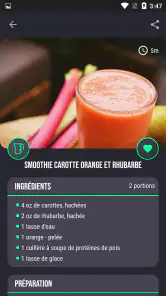 Recettes de smoothies screenshot