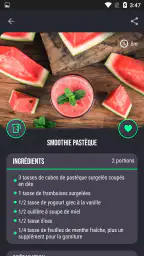 Recettes de smoothies screenshot