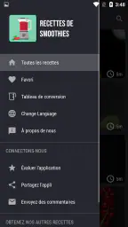 Recettes de smoothies screenshot