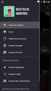 Recettes de smoothies screenshot
