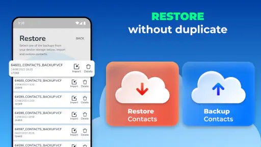 Recover Contacts & Backup screenshot