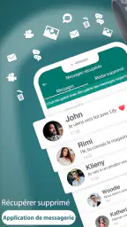 récupéré messages supprimé app screenshot