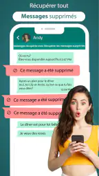 récupéré messages supprimé app screenshot