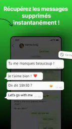 Récupérer les messages screenshot