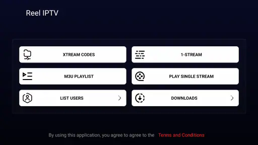 Reel IPTV Player screenshot