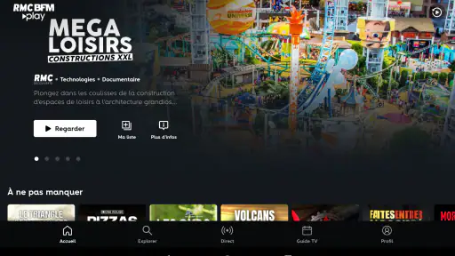 RMC BFM Play - Android TV screenshot