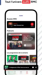RMC Sport News, foot & rugby screenshot