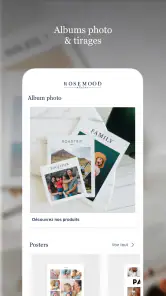 Rosemood : Album photo, Tirage screenshot