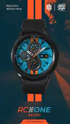 S4U RC ONE - Retro watch face screenshot