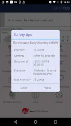 Safety tips screenshot