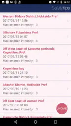 Safety tips screenshot