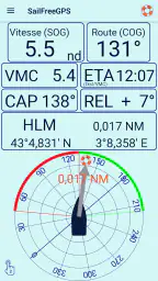 SailFreeGPS screenshot