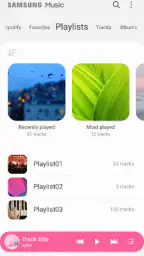 Samsung Music screenshot