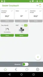 SAUTER COZYTOUCH screenshot