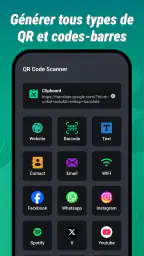 Scanner de code QR screenshot