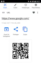Scanner QR code screenshot