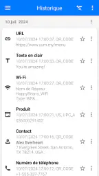 Scanner QR & Code-barres screenshot