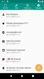 Scanner QR et code-barres screenshot