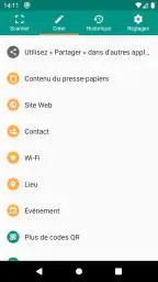Scanner QR et code-barres screenshot