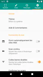Scanner QR et code-barres screenshot