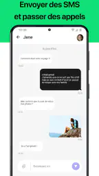 Second numéro de téléphone screenshot