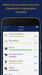 Seterra Géographie screenshot