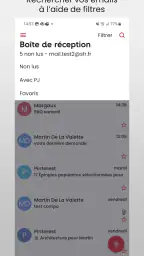 SFR Mail screenshot